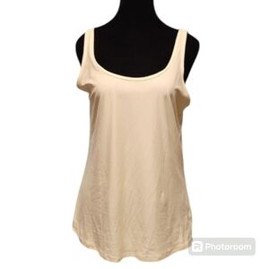 No Boundaries - yellow tank Polyester/Spandex XL…